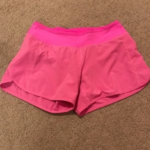 LULULEMON SPEED SHORTS